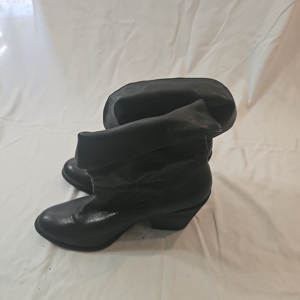 Size 10m black boots womens short heal lucky‎ jeans - Picture 5 of 8